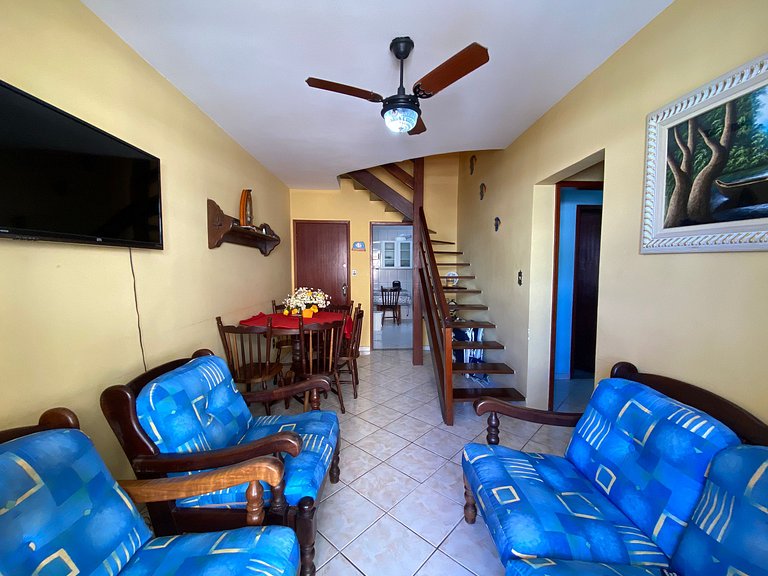 Cobertura duplex/Churrasqueira/AC na Prainha