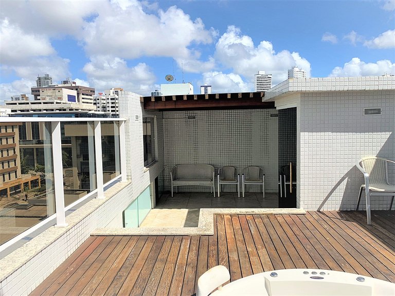 Dúplex en Tambaú con Vista al Mar y Jacuzzi 404