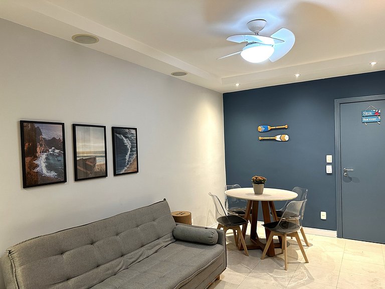 Lindo apto com Vista para o Mar