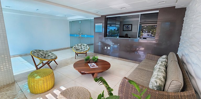 Dúplex en Tambaú con Vista al Mar y Jacuzzi 404
