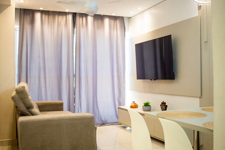 Incredible two-bedroom apart sea view in Tambau