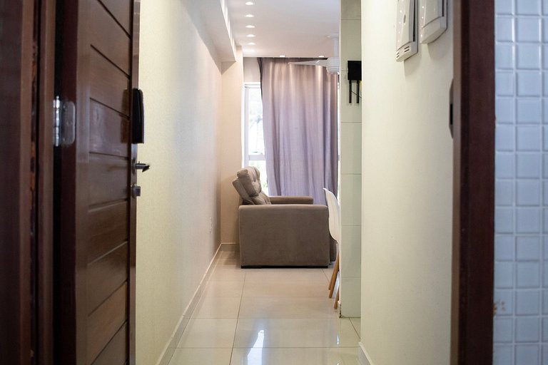 Incrivel Apt de dois quartos e vista mar de Tambau