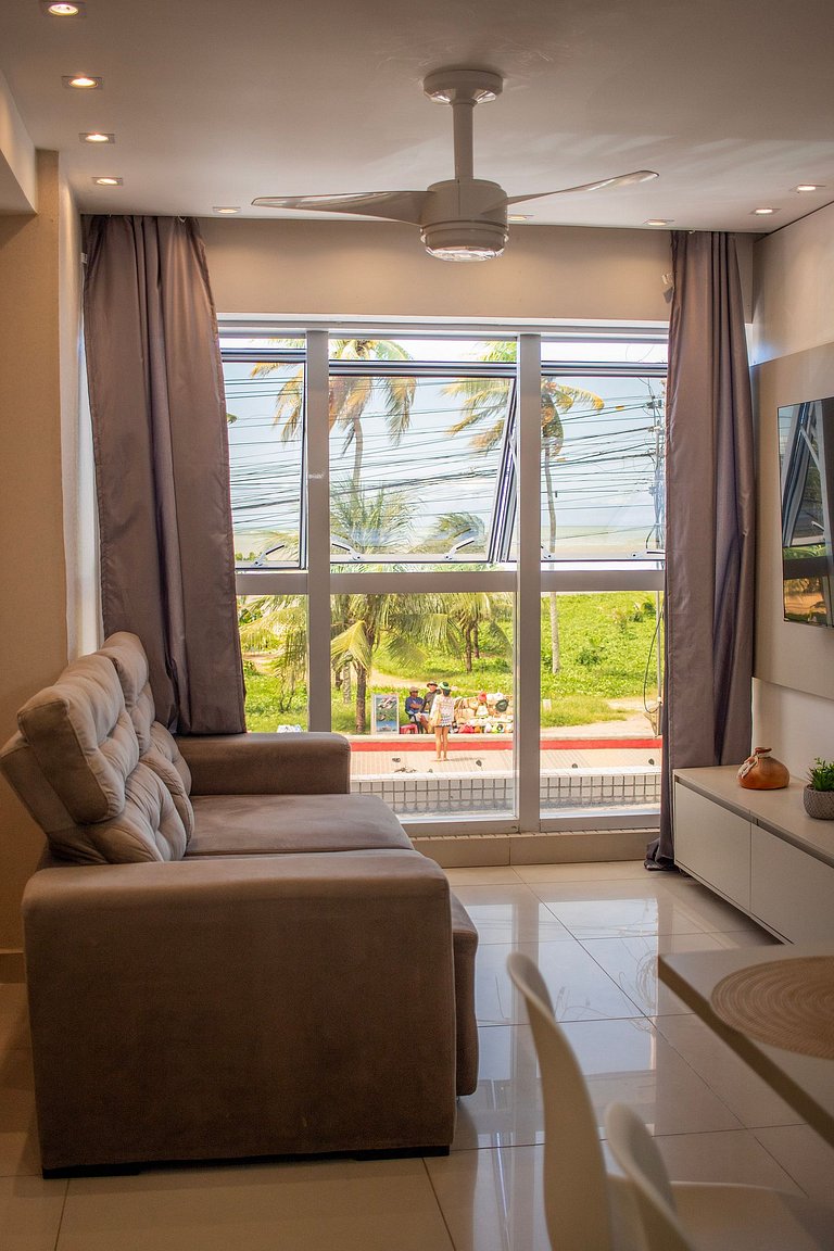 Incrivel Apt de dois quartos e vista mar de Tambau
