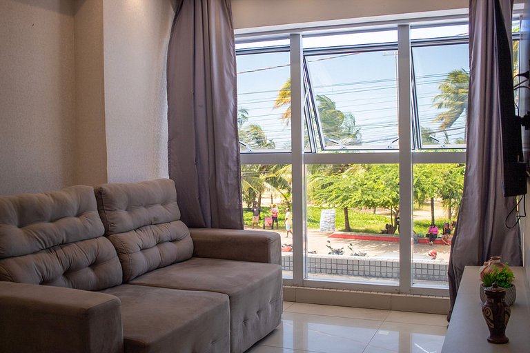 Incrivel Apt de dois quartos e vista mar de Tambau