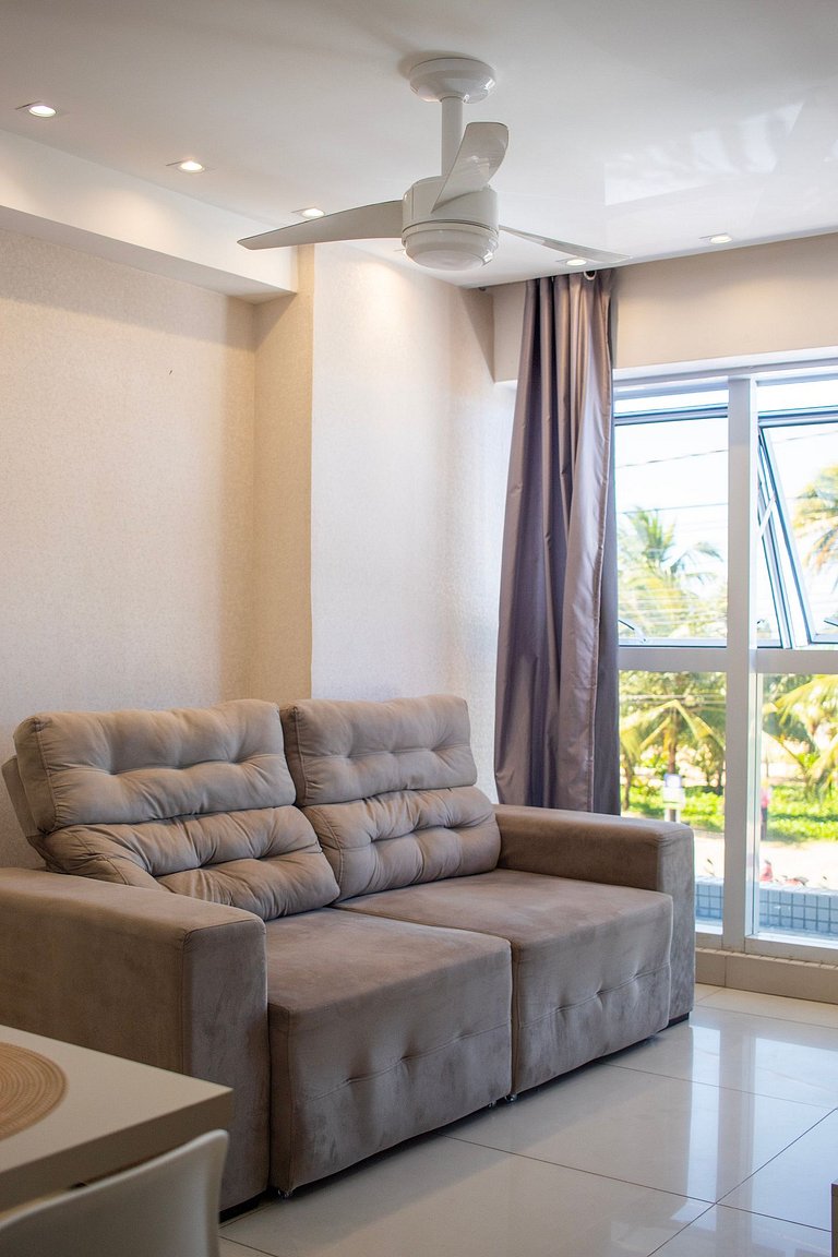 Incrivel Apt de dois quartos e vista mar de Tambau