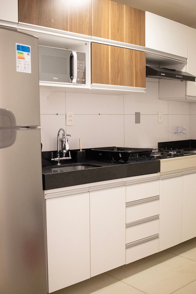 Incrivel Apt de dois quartos e vista mar de Tambau