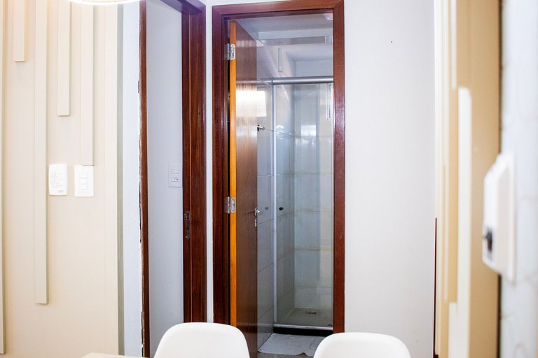 Incrivel Apt de dois quartos e vista mar de Tambau