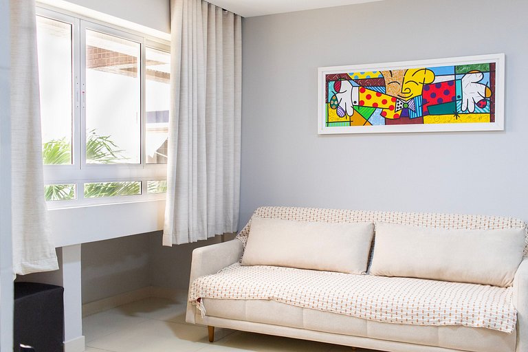 Apto Charmoso Beira-Mar de Tambaú