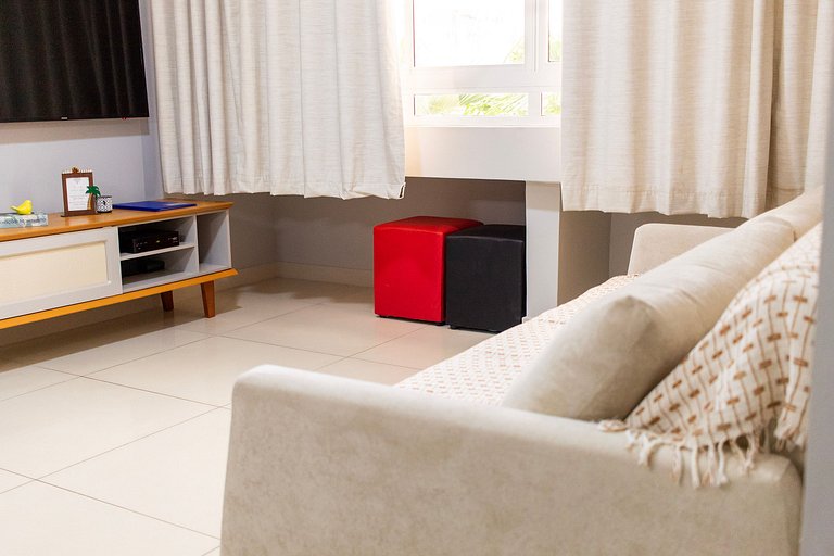 Apto Charmoso Beira-Mar de Tambaú