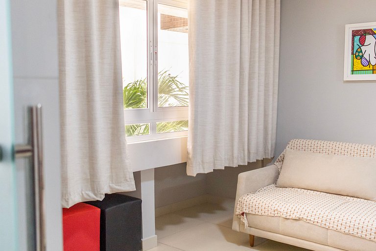 Apto Charmoso Beira-Mar de Tambaú