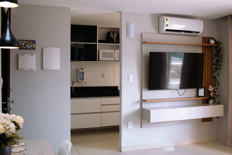 Apto Beira-Mar Tambaú • Varanda e Conforto