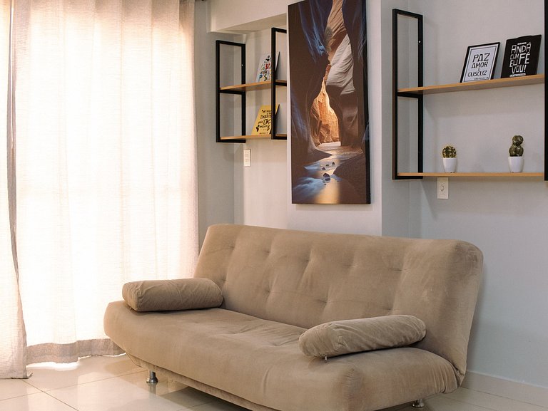 Apto Beira-Mar Tambaú • Varanda e Conforto