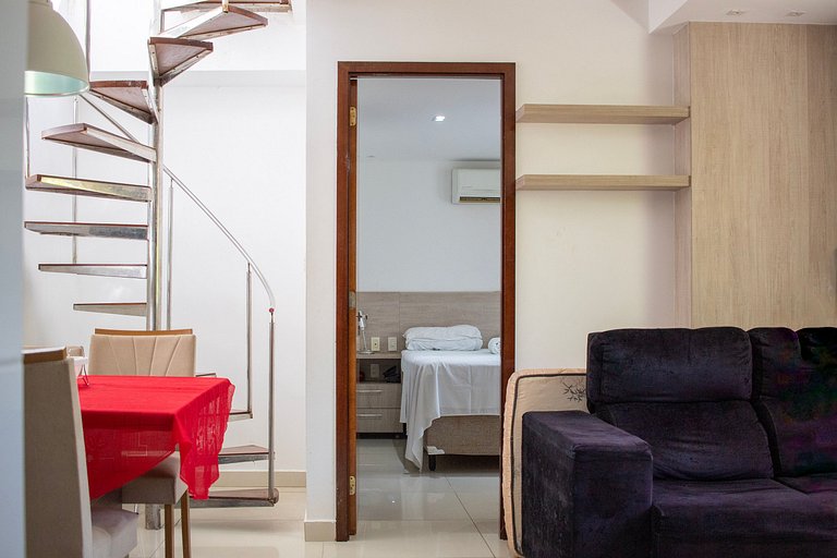 Cobertura a beira mar de Tambau com Jacuzzi 403