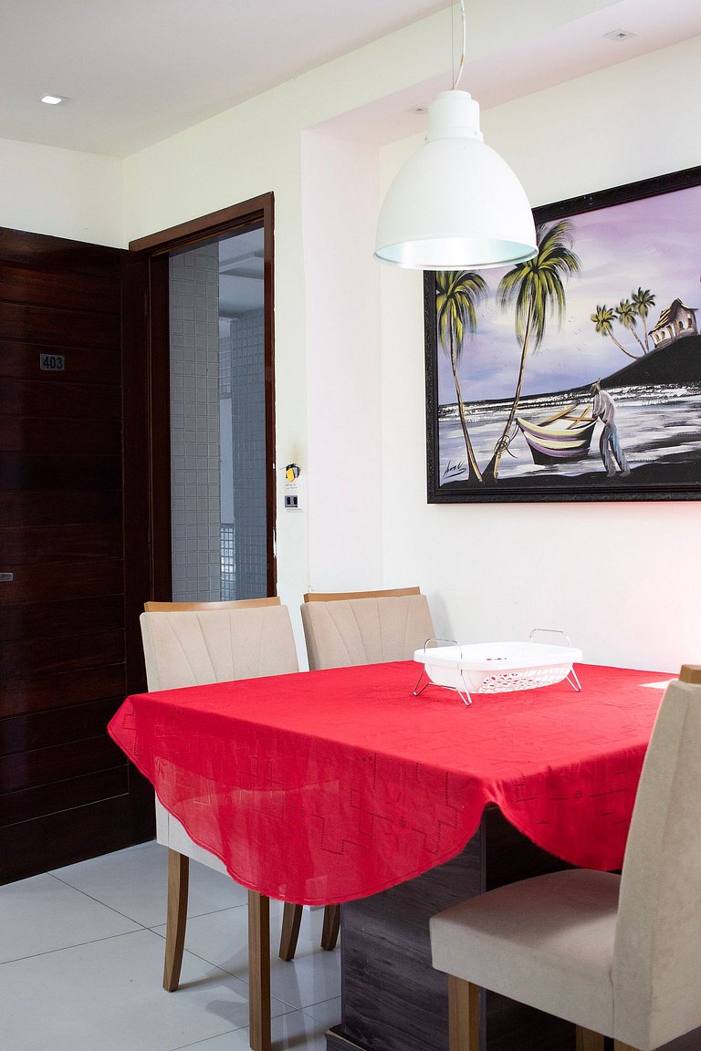 Cobertura a beira mar de Tambau com Jacuzzi 403